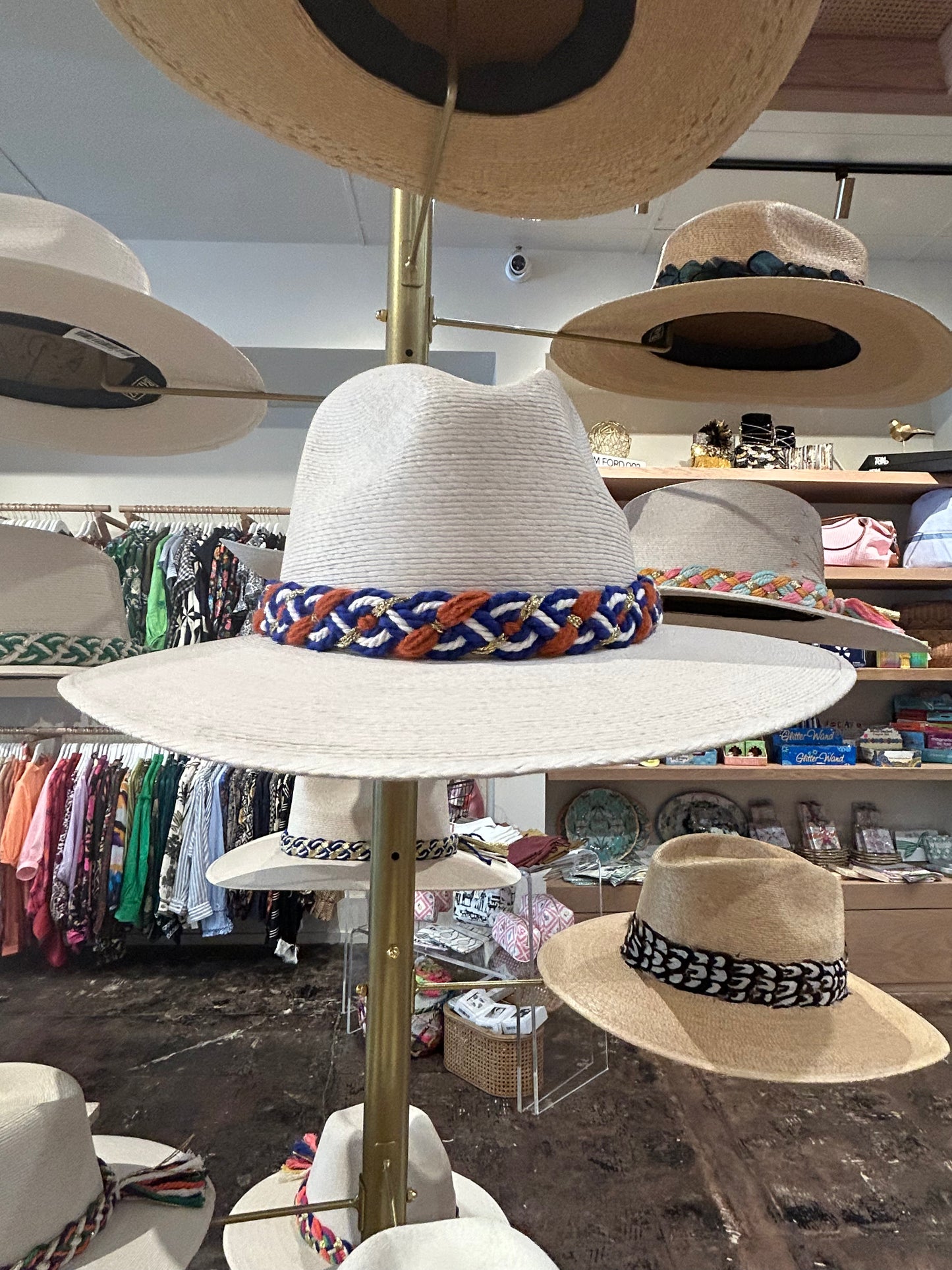 White Palm Hat- Camp Longhorn