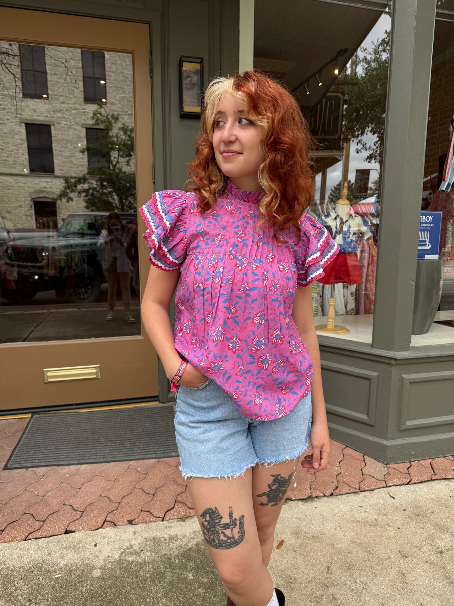 Flutter Top by Sohana- Waterlily