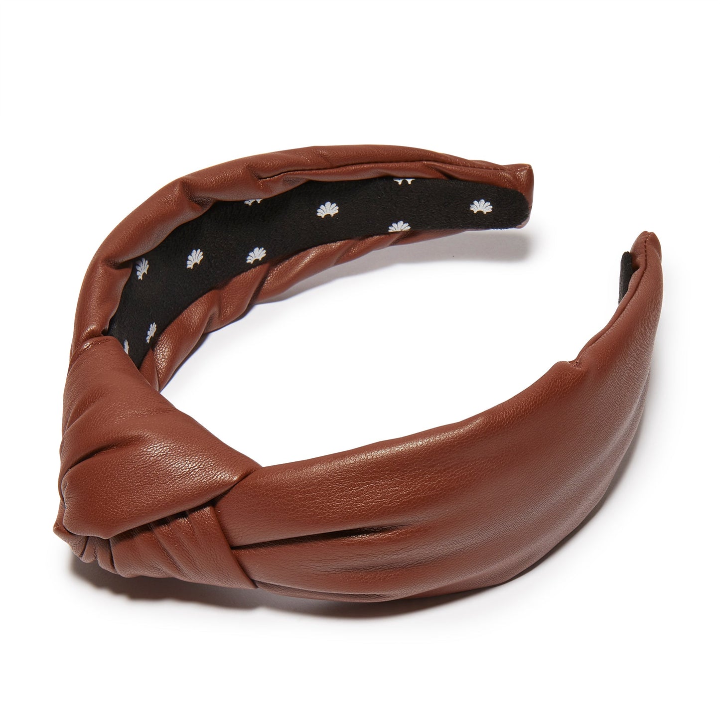 Faux Leather Knotted Headband