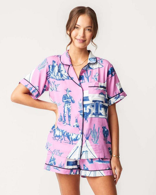 Katie Kime Marfa Pajama Short Set
