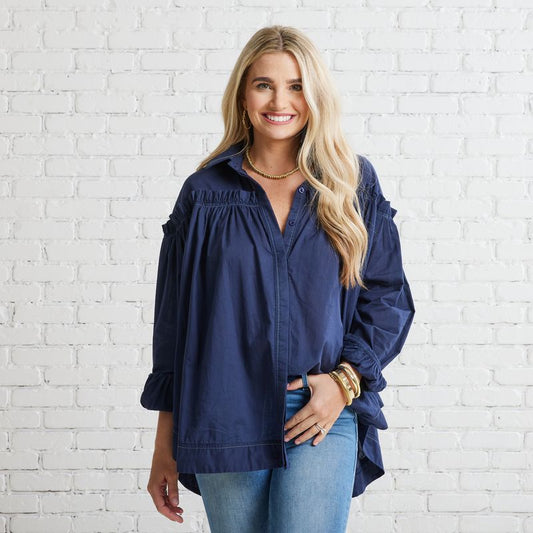 Miriam Top- Navy