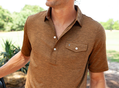 Heather Performance Sport Players Shirt- Cabin Fever