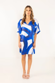 Blue Notes Short Caftan