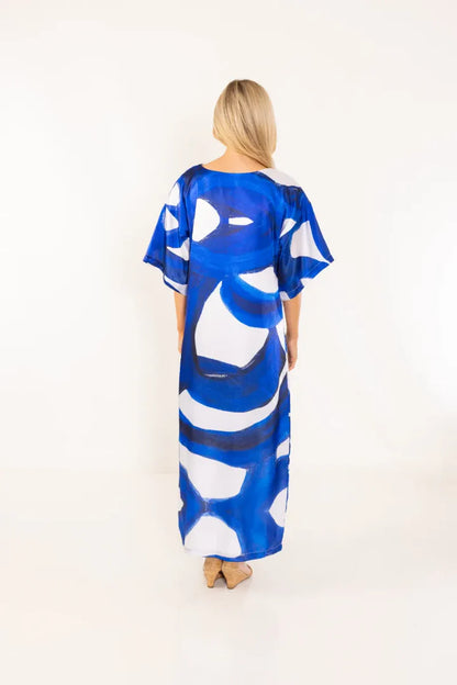 Blue Notes Long Caftan