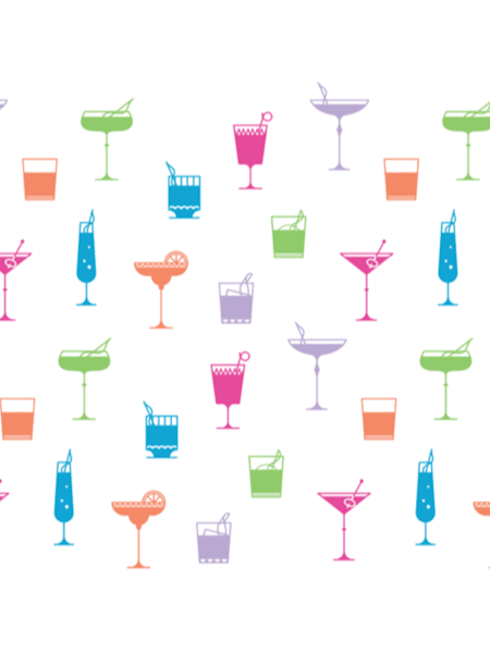 Caryn Lawn Sleep Shirt- Cocktails