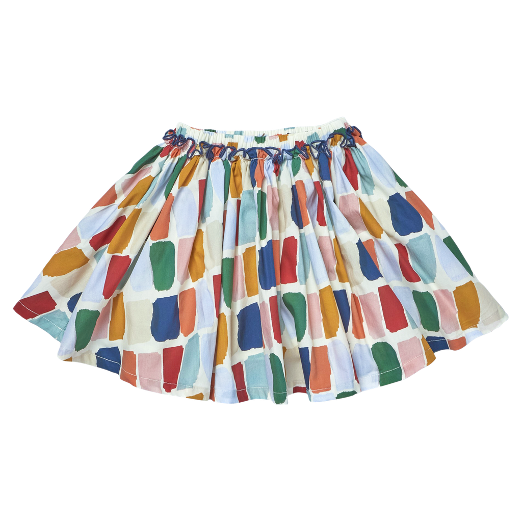 Girls Gianna Skirt- Fall Paint Swatches