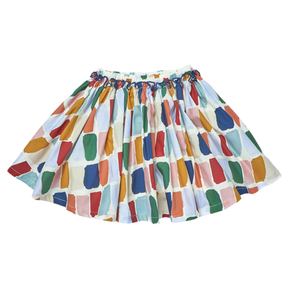 Girls Gianna Skirt- Fall Paint Swatches