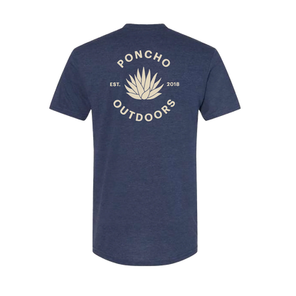 Navy Agave T-Shirt by Poncho