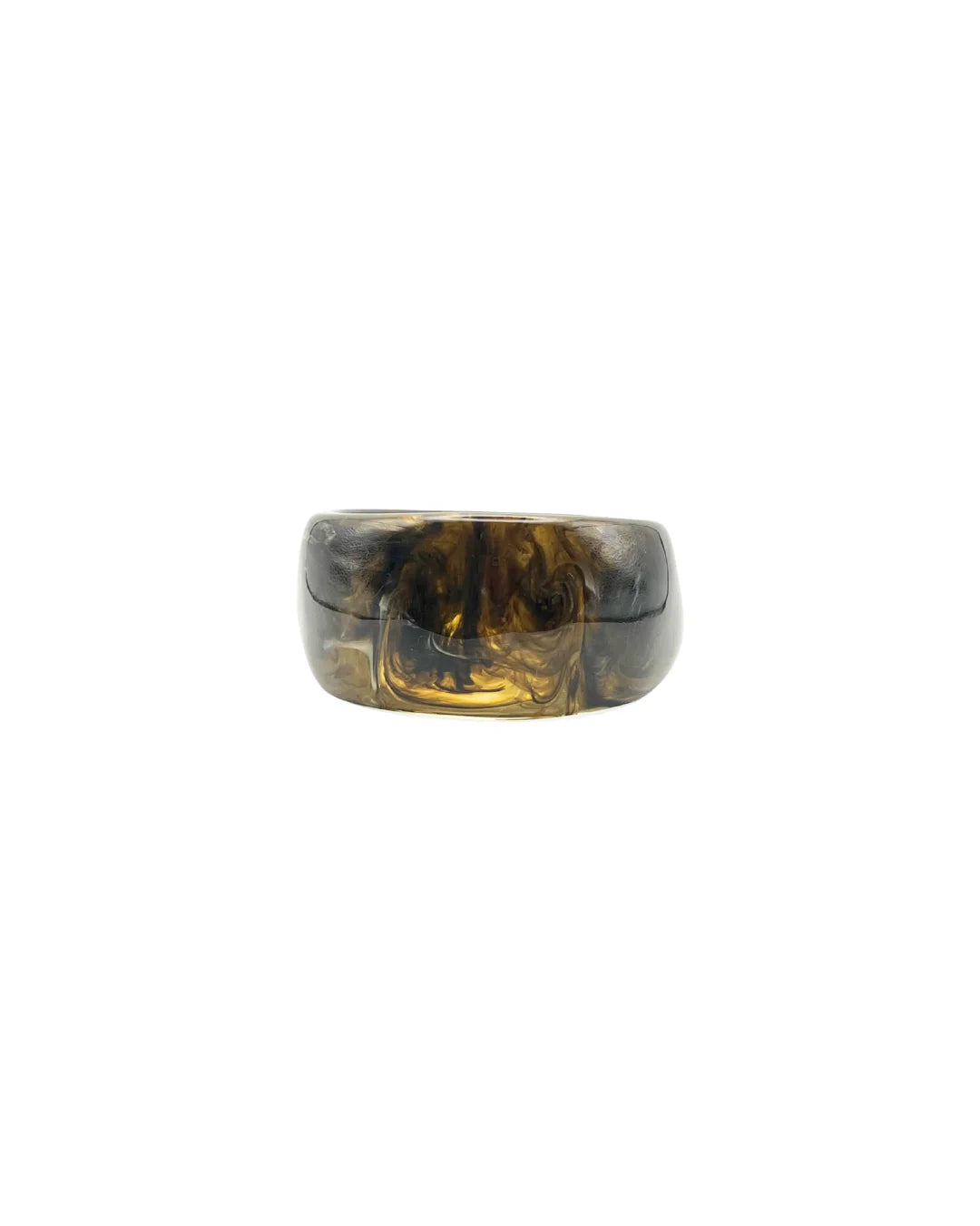 Olive Resin Bangle Bracelet
