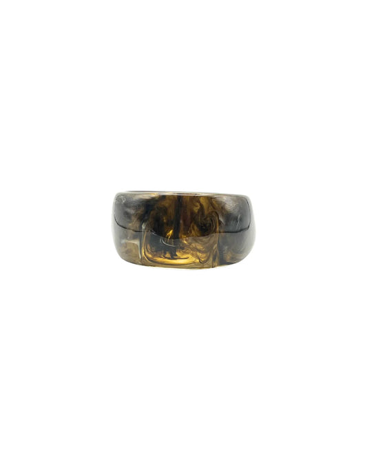 Olive Resin Bangle Bracelet