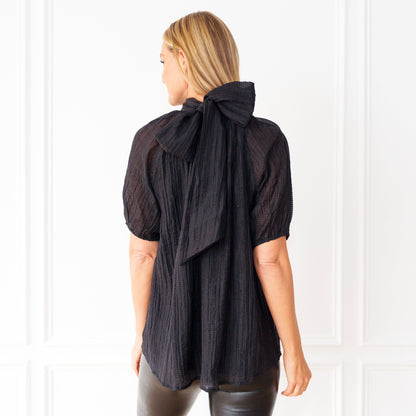 Ryan Holiday Bow Top- Black