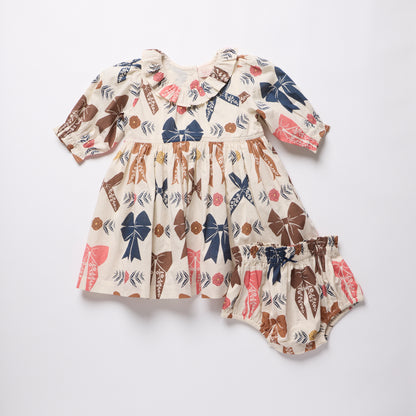 Baby Girls Amara Dress Set - Harvest Bows