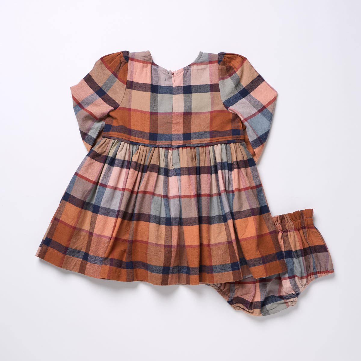 Baby Girls Mae Dress Set - Hayride Plaid