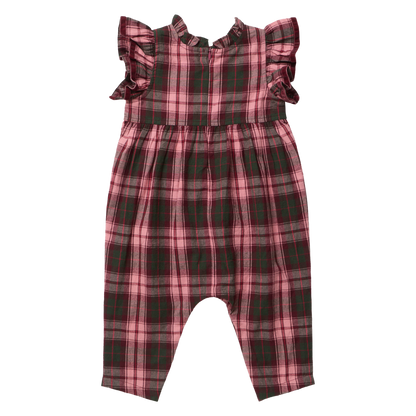 Girls Jennifer Jumper- Burgundy Tartan