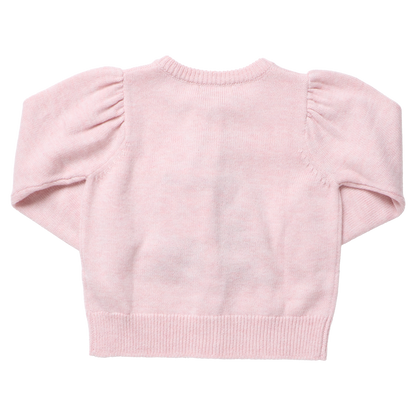 Girls Constance Sweater- Tree Bows