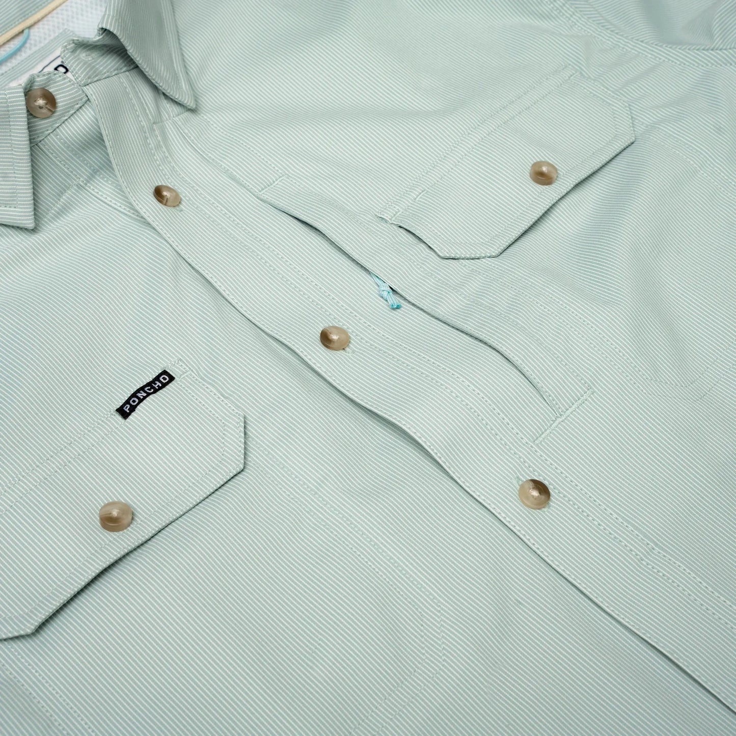 The Marsh Donkey by Poncho- Green Micro Stripe