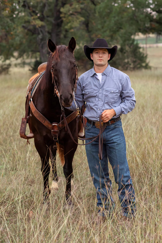 Reata Long Sleeve Shirt- Storm