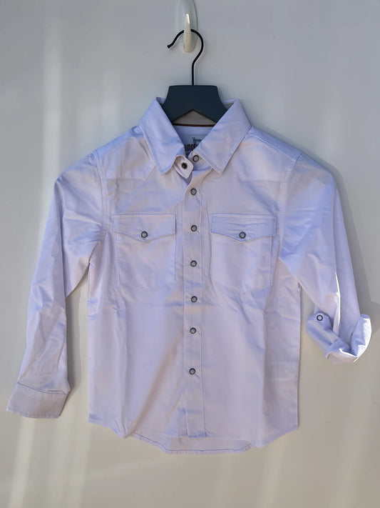 Reata Long Sleeve Shirt- White