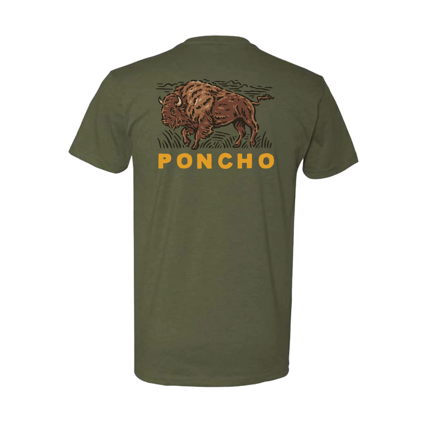 Roaming Bison T-Shirt by Poncho