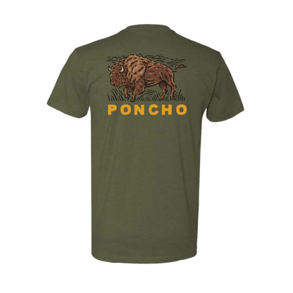 Roaming Bison T-Shirt by Poncho