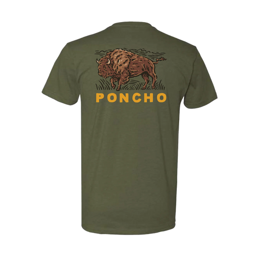 Roaming Bison T-Shirt by Poncho