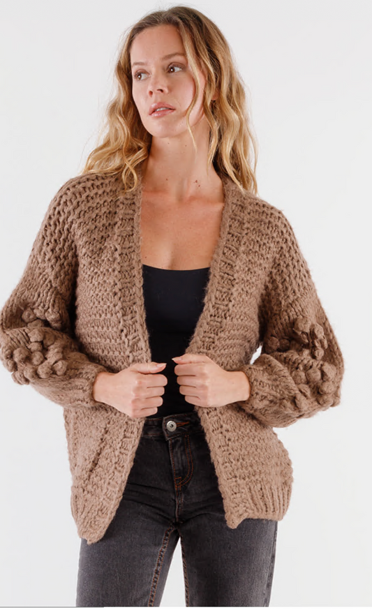 Clarissa Cardigan- Brown
