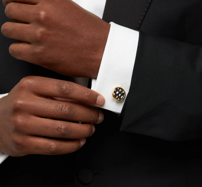 Bear Cufflink + Studs Set- Gold