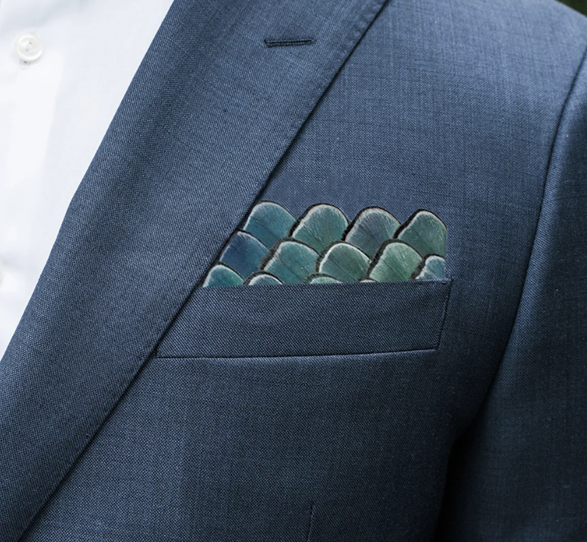 Granite Pocket Square