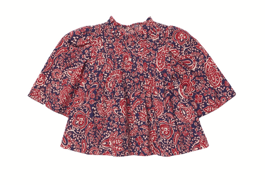 Girls Jaipur Top - Paisley Vines