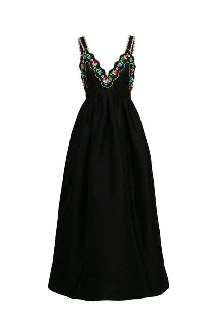 Midi Selene Dress- Black