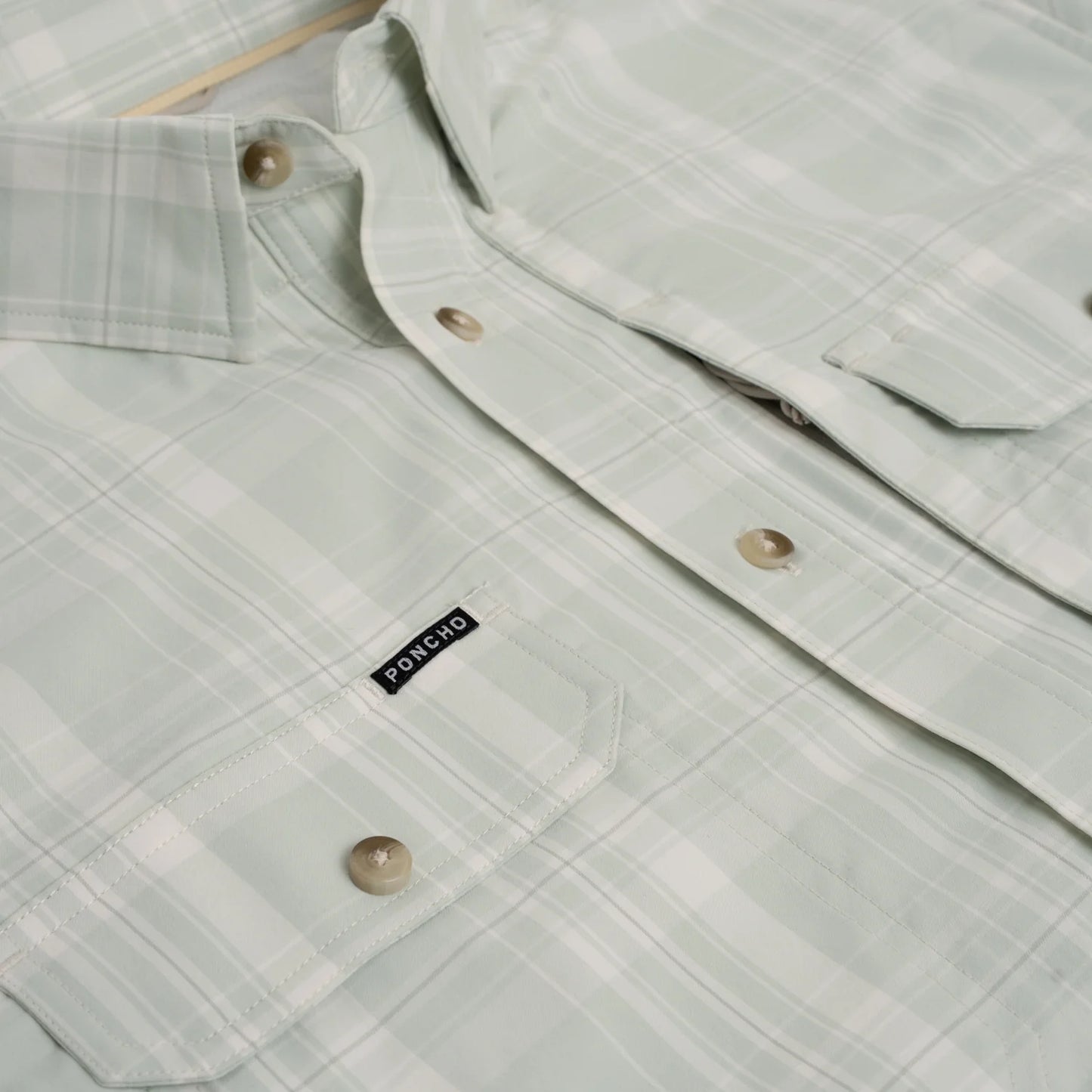 The Cypress by Poncho- Moss Green Plaid