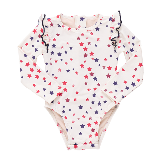 Girls Rachel Suit- Patriotic Stars