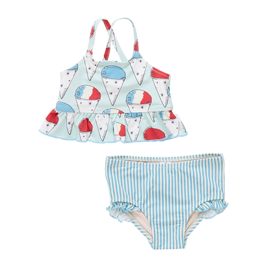 Girls Joy Tankini- Snow Cones