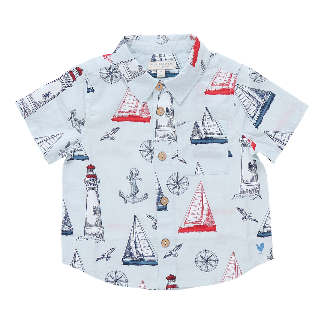 Boys Jack Shirt- Nautical Adventure