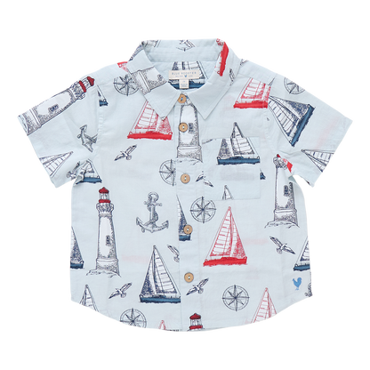 Boys Jack Shirt- Nautical Adventure