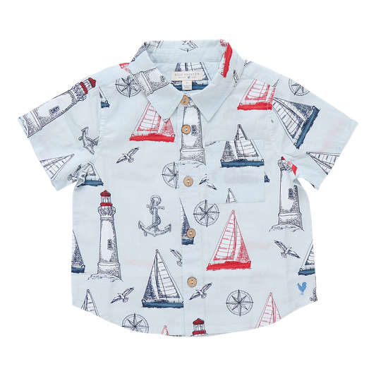 Boys Jack Shirt- Nautical Adventure