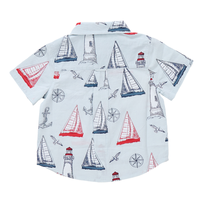 Boys Jack Shirt- Nautical Adventure