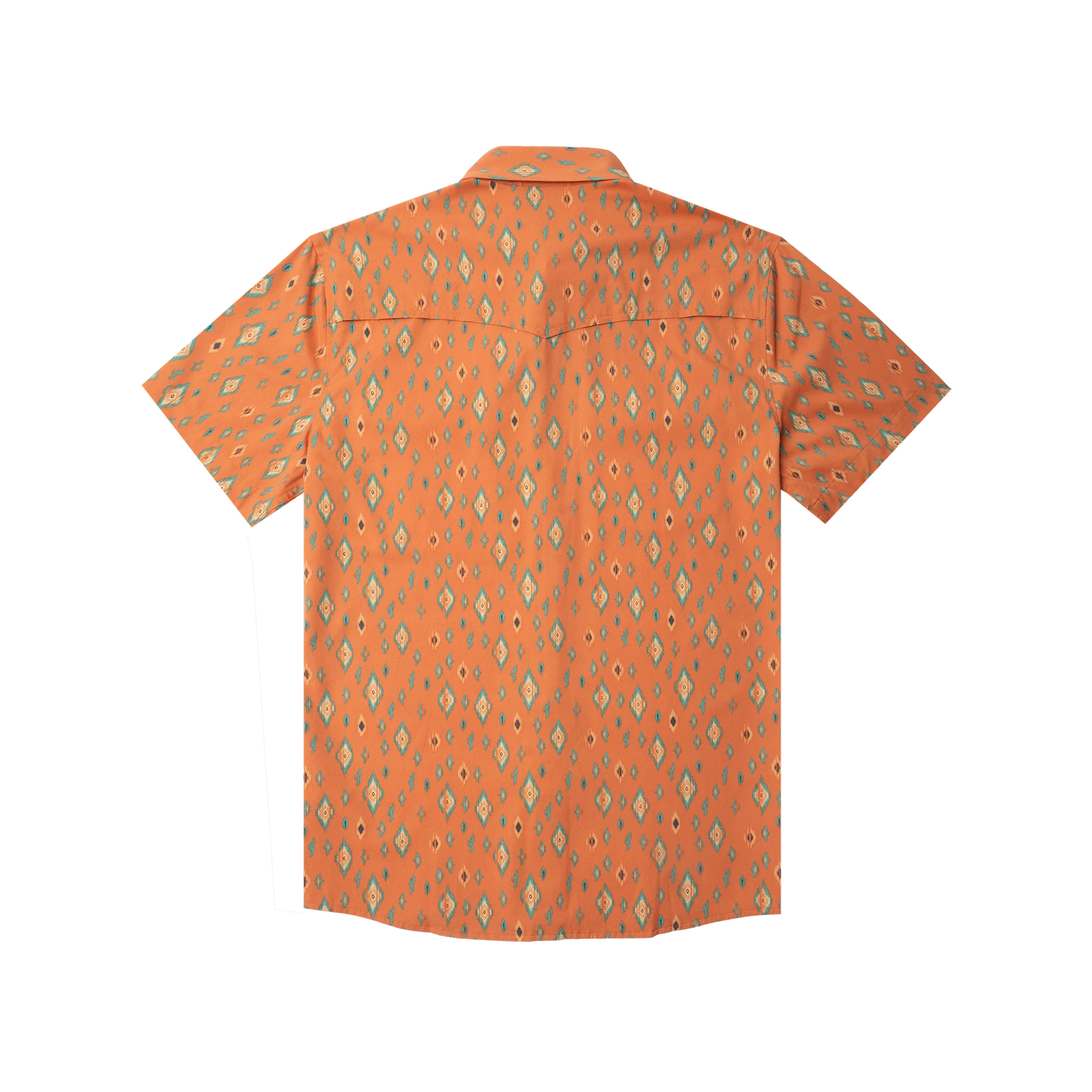 The Bisbee by Poncho- Orange Retro Diamond Print