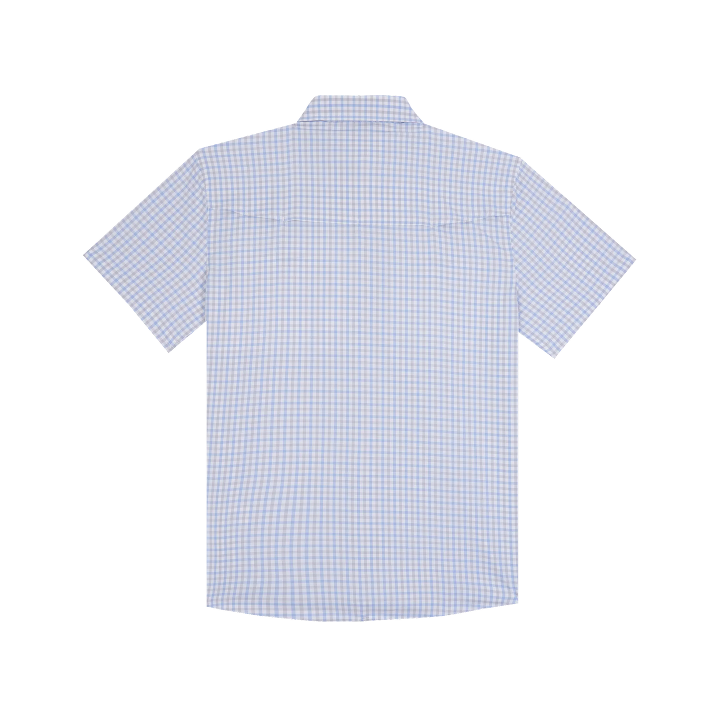 The Channel Cat by Poncho- Blue and Grey Plaid
