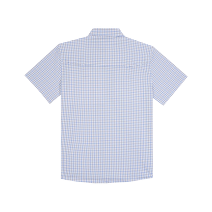 The Channel Cat by Poncho- Blue and Grey Plaid