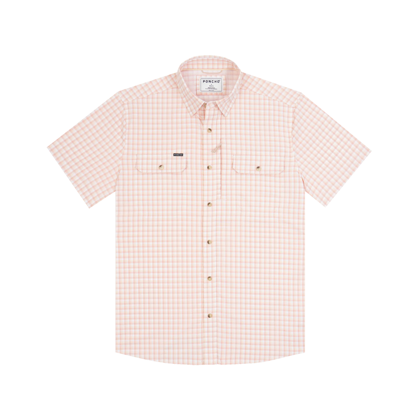 The Mud Bug by Poncho- Crawfish Red Plaid