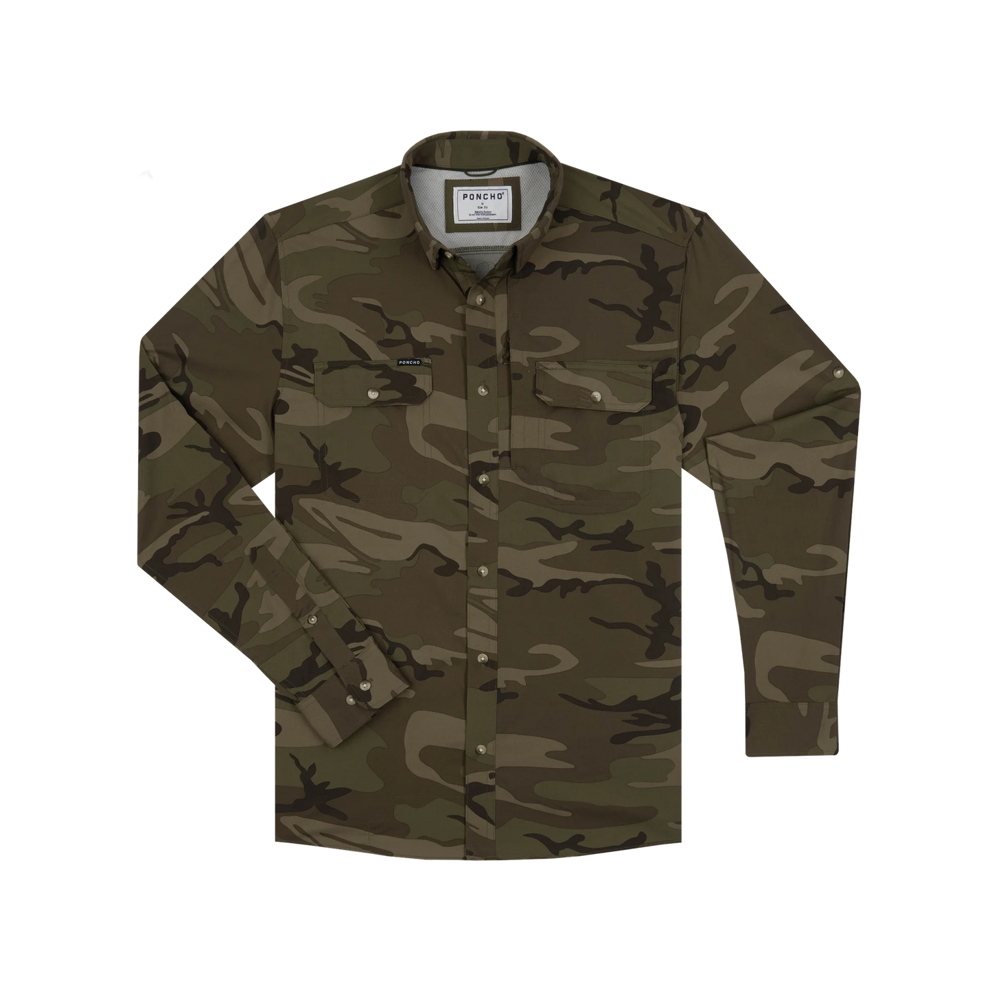 The Torcaza Long Sleeve by Poncho in Dark Camo