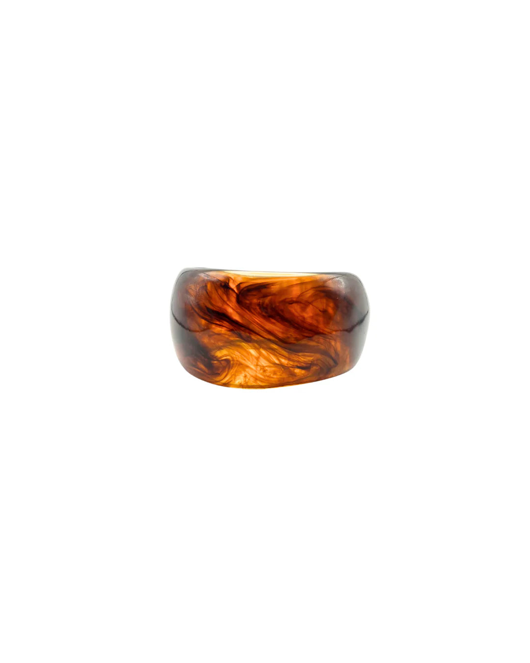 Tortoise Resin Bangle Bracelet