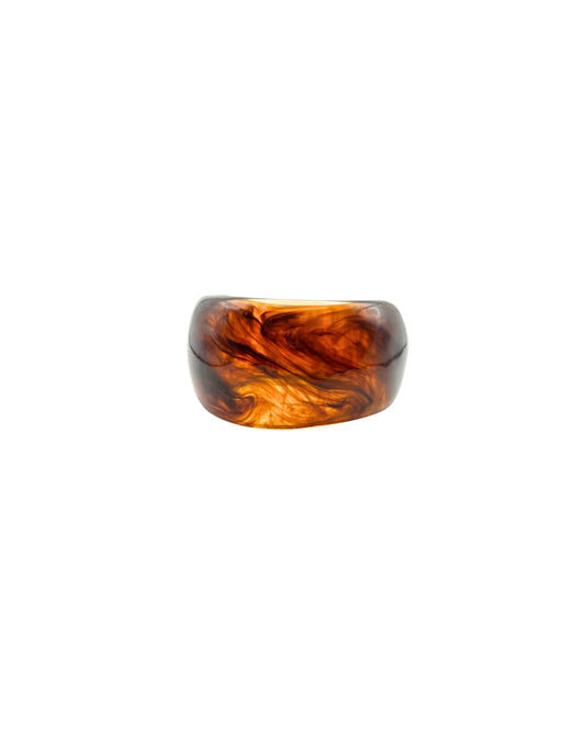 Tortoise Resin Bangle Bracelet