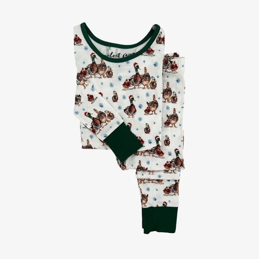 Bamboo Two-Piece Pajama Set- Merry Mallards
