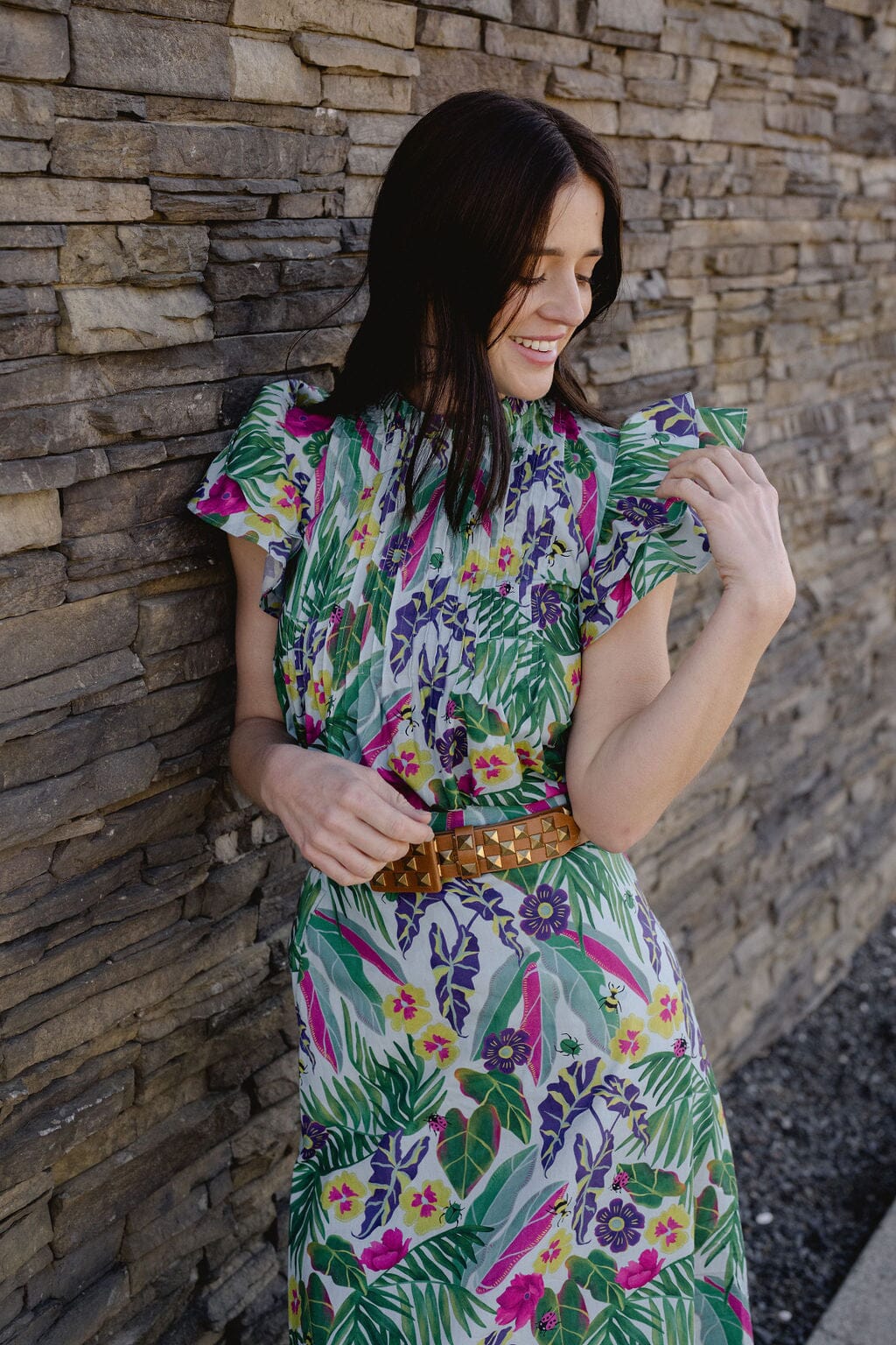 Women's Eloise Top- Garden Party