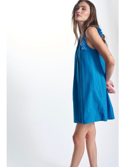 Melrose Mini Dress- Blue