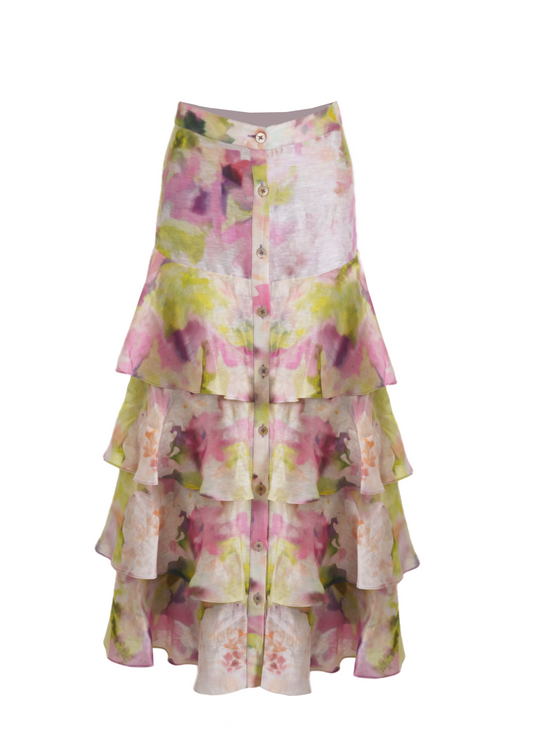 Clara Dreamscape Layered Skirt