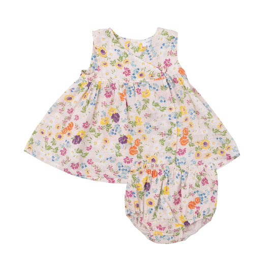 KIMONO DRESS & BLOOMER - CHEERY MIX FLORAL