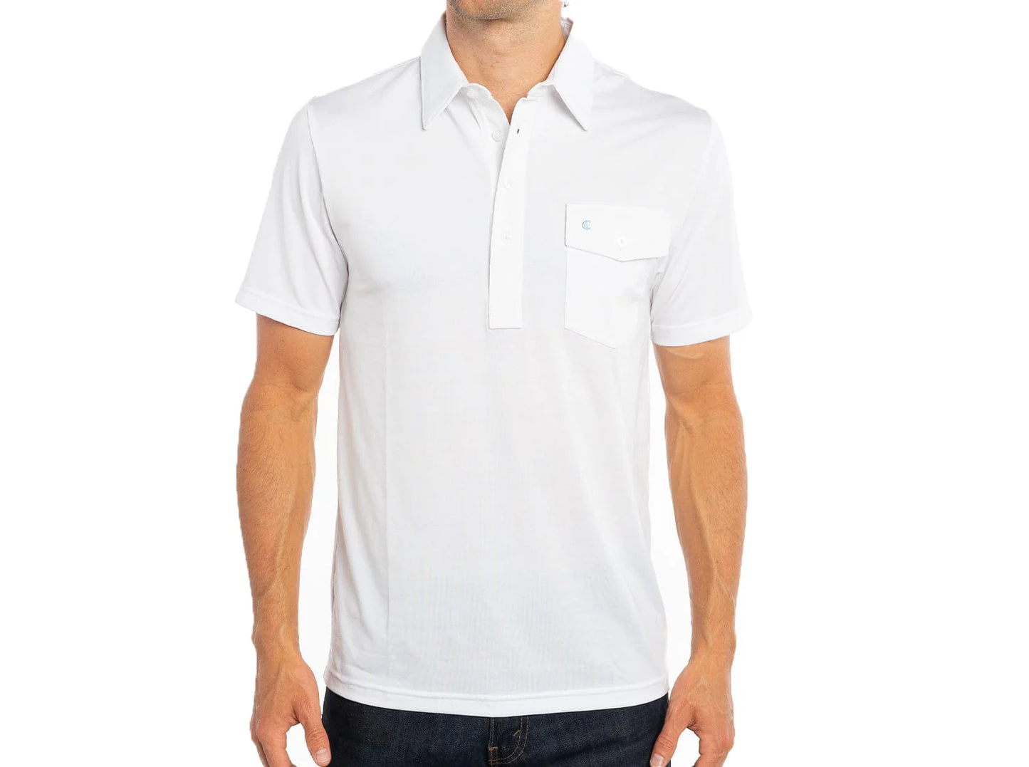 Performance Players Shirt- Bright White